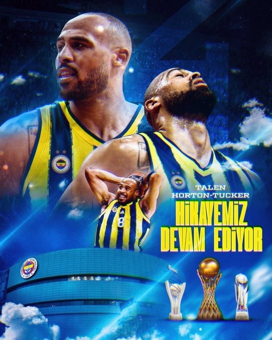 前湖人后卫！霍顿-塔克新赛季将继续留在费内巴切 不会返回NBA